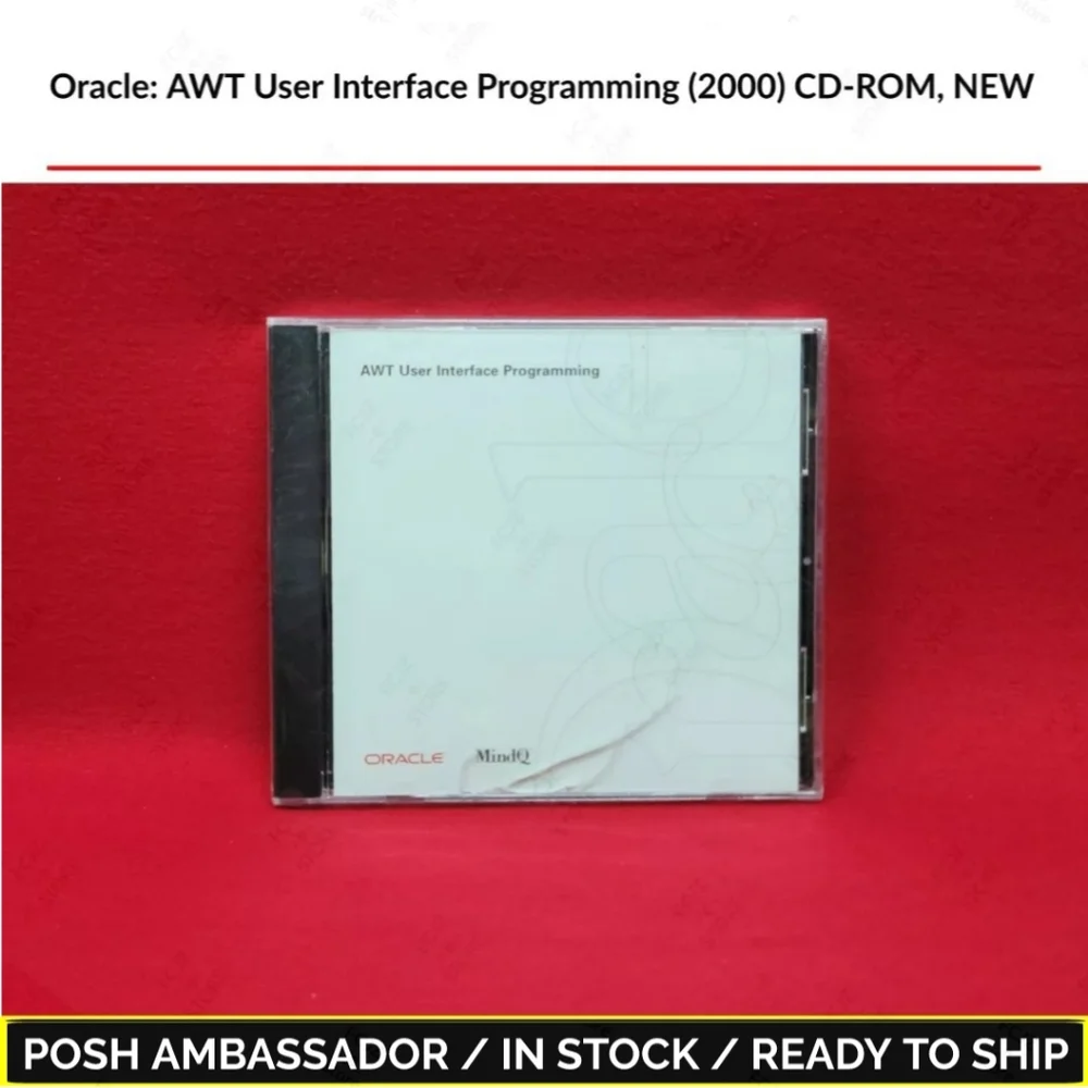 Oracle: AWT User Interface Programming (2000) CD-ROM, NEW - Picture 1 of 6